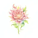 Sun and Leo tattoo design idea