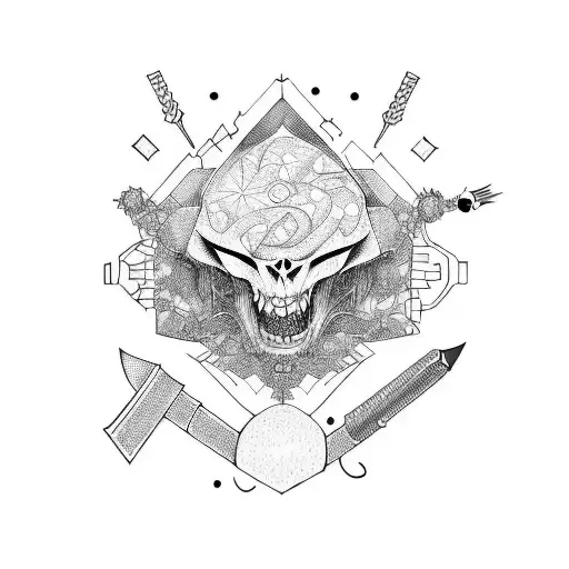 guts tattoo design idea