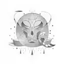 Overthinkers tattoo design idea