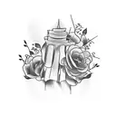 life goes on days get brighter tattoo design idea