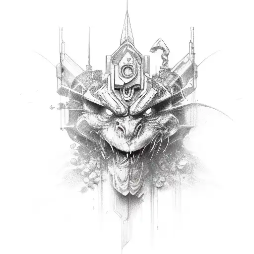 scr tattoo design idea