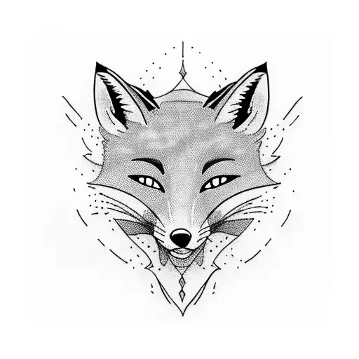 a fox basead on the tv show fleabag tattoo design idea