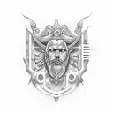 hercules crossroad tattoo design idea