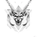 hercules crossroad tattoo design idea