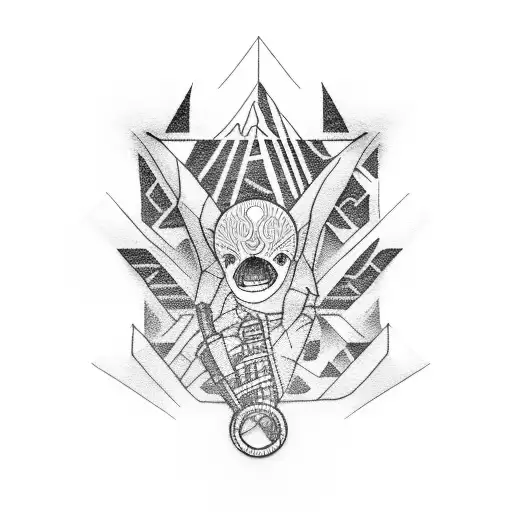 antarctica tattoo design idea