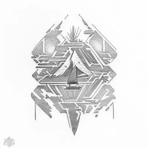 antarctica tattoo design idea