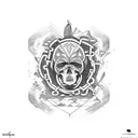 antarctica tattoo design idea