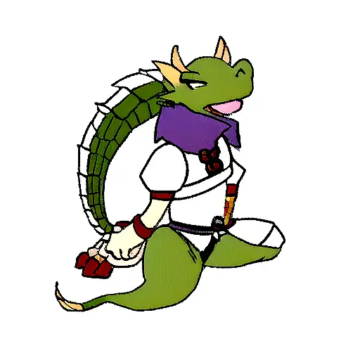 small dragon tattoo design idea