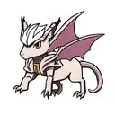 small dragon tattoo design idea