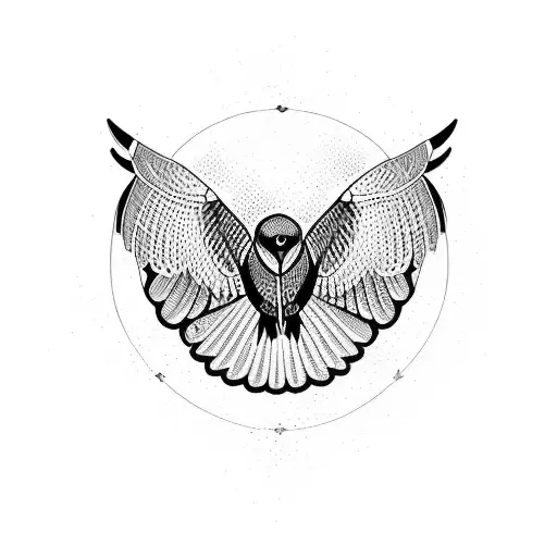 kestrel tattoo design idea