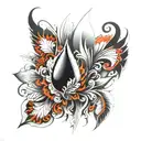 black and grey tattoo tattoo design idea