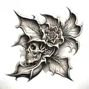 black and grey tattoo tattoo design idea