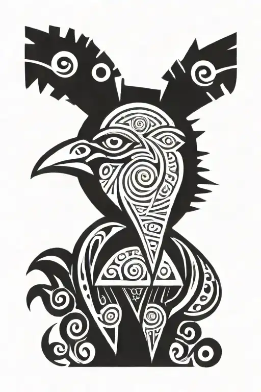 Horus face tattoo design idea