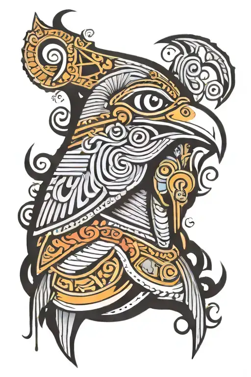 Horus tattoo design idea