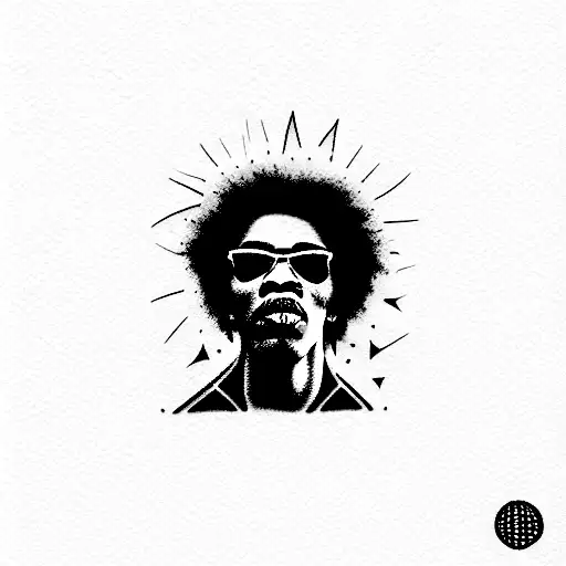 Born under a bad sign by Jimi hendrix tattoo design idea