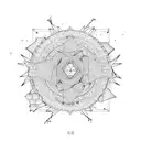 spring summer fall winter  tattoo design idea