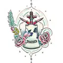 spring summer fall winter  tattoo design idea