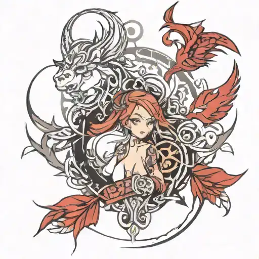 Nordic tattoo design idea