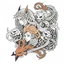 Nordic tattoo design idea