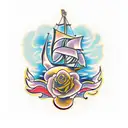 Montana gold bars tattoo design idea