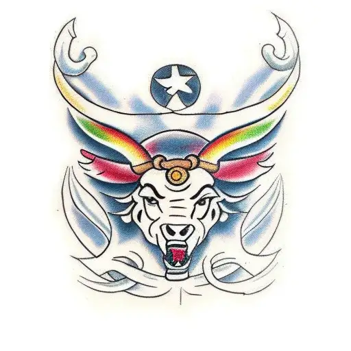 Taurus  tattoo design idea