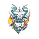 Taurus  tattoo design idea