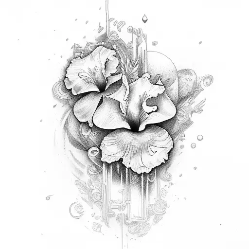 sons iris y Víctor  tattoo design idea