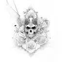 sons iris y Víctor  tattoo design idea