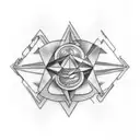 my sons iris y Víctor  tattoo design idea