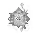 coração de Cristo  tattoo design idea