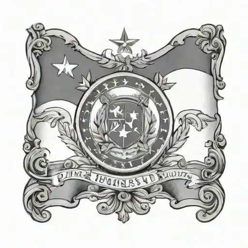 tennessee state flag tattoo design idea