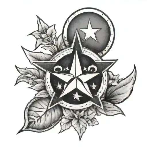 tennessee tri-star tattoo design idea