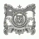 tennessee state flag tattoo design idea