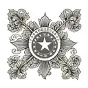 tennessee state flag tattoo design idea