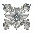 tennessee state flag tattoo design idea