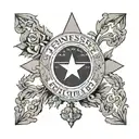 tennessee state flag tattoo design idea