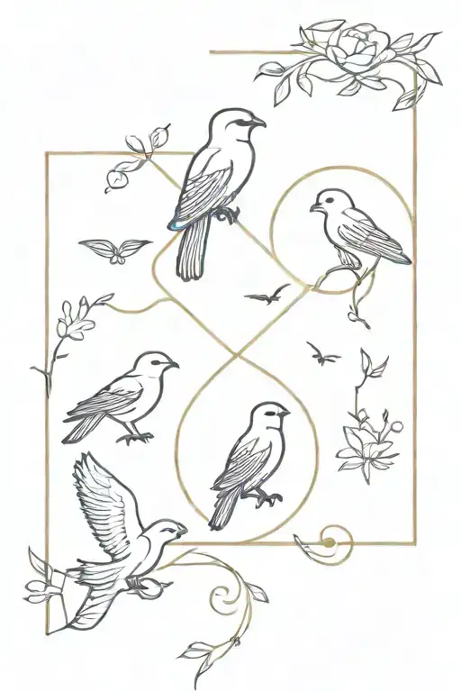 lily Leo horse sparrow owl swan equality open delta semicolon  tattoo design idea