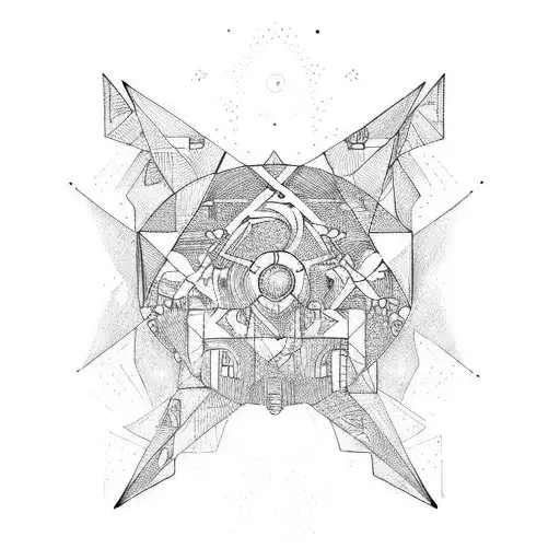 sci-fi  tattoo design idea