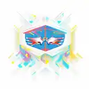 An abstract design featuring a pixelated Philadelphia Eagles helmet surrounded by binary code tattoo design idea