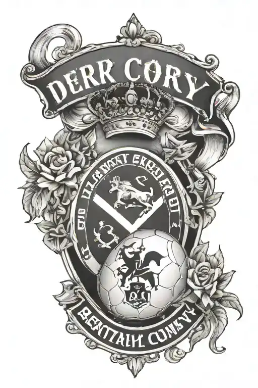 Derby county tattoo design idea