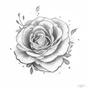 heather flower with the name Hadley tattoo design idea