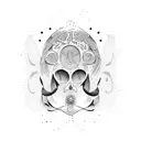 Guitar root tattoo design idea