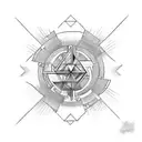 Equal Sign tattoo design idea