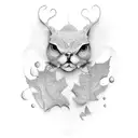 ginkgo leave tattoo design idea