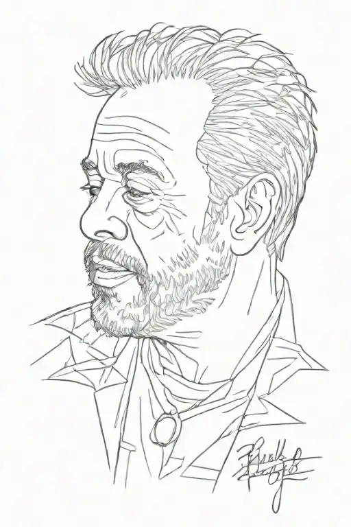 Billy Joel tattoo design idea
