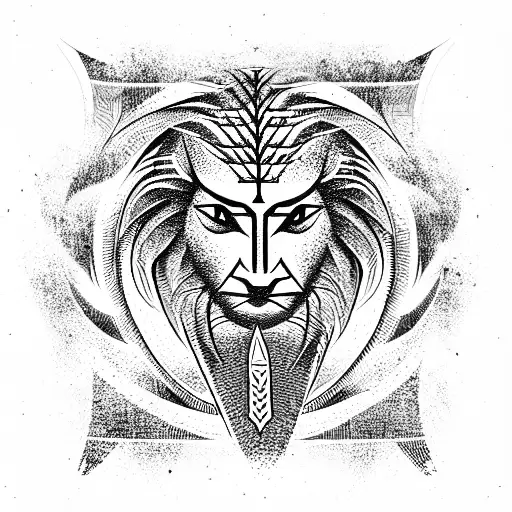 leo,trishul tattoo design idea