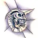 leo,trishul tattoo design idea