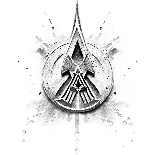 Free Png Eagle Tattoo Png Image With Transparent Background - Assassin's  Creed Black And White Clipart (#1833593) - PikPng