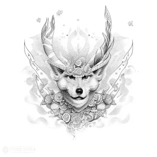 cinta de cancer violeta con margaritas tattoo design idea