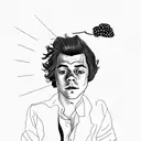 harry styles tattoo design idea